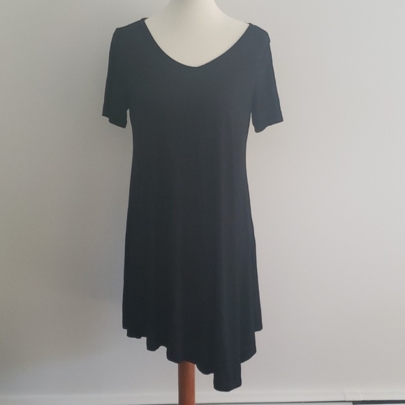 Dearcase Dresses & Skirts - Asymmetrical Black Dress NWOT